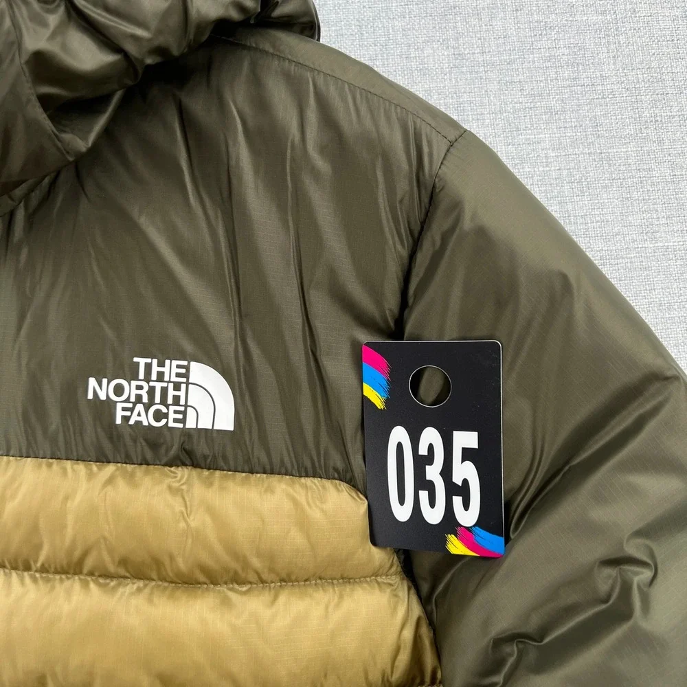 NEW The North Face Terra Packable Hoodie Puffer Jacket Men XL New Taupe Green